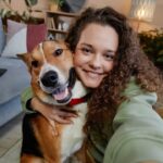 chien et sa maitresse